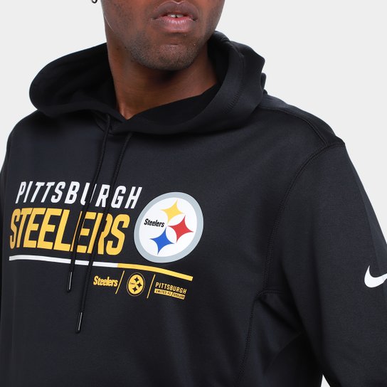 Moletom NFL Pittsburgh Steelers Nike C/ Capuz Masculino
