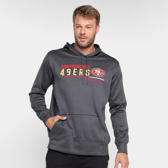 Moletom NFL San Francisco 49ers Nike C/ Capuz Masculino