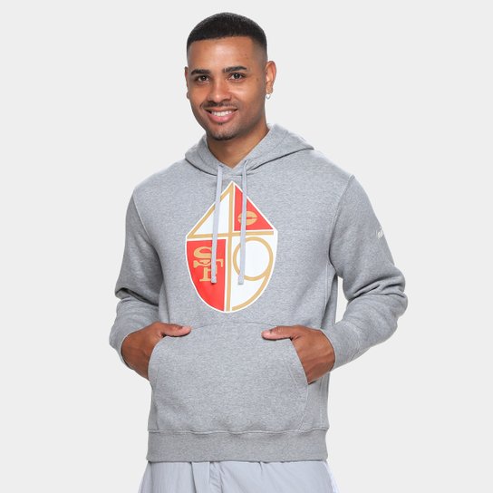 Moletom NFL San Francisco 49ers Nike C/ Capuz Masculino