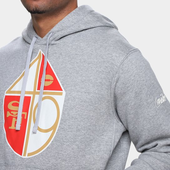 Moletom NFL San Francisco 49ers Nike C/ Capuz Masculino