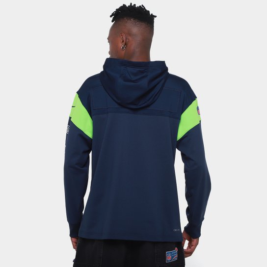Moletom NFL Seattle Seahawks Nike Jersey Hoodie Masculino