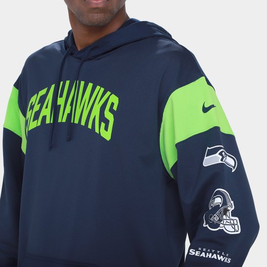 Moletom NFL Seattle Seahawks Nike Jersey Hoodie Masculino