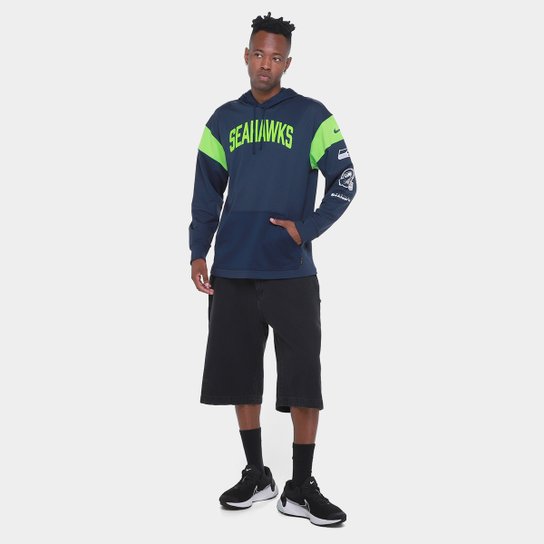 Moletom NFL Seattle Seahawks Nike Jersey Hoodie Masculino