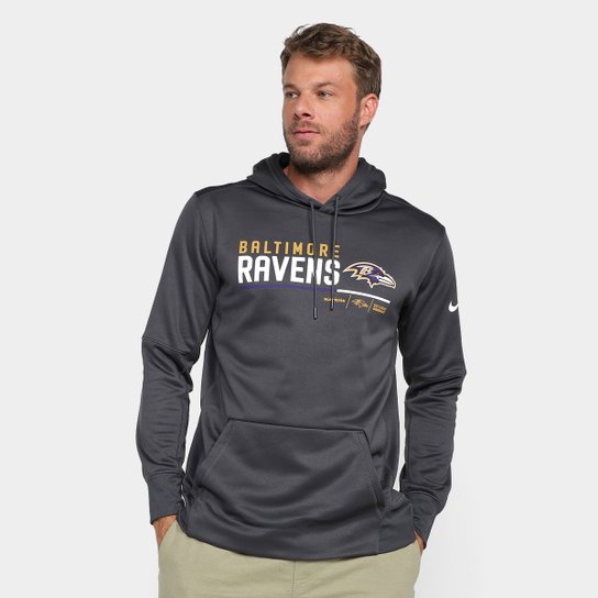 Moletom Nike NFL Baltimore Ravens Therma C/ Capuz Masculino