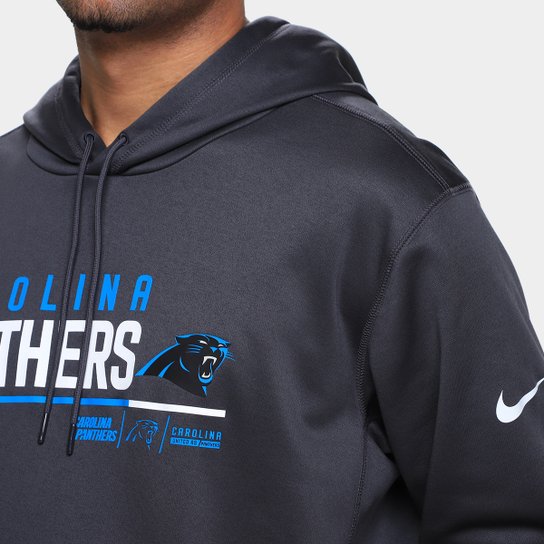 Moletom Nike NFL Carolina Panthers Therma C/ Capuz Masculino
