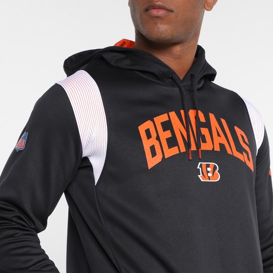 Moletom Nike NFL Cincinnati Bengals Fleece Masculino