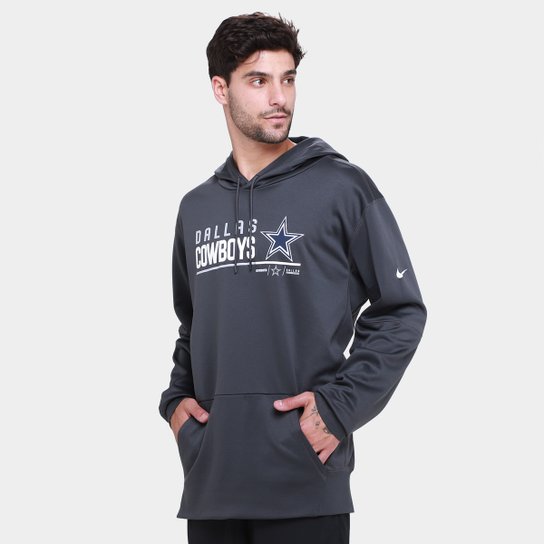 Moletom Nike NFL Dallas Cowboys Therma C/ Capuz Masculino