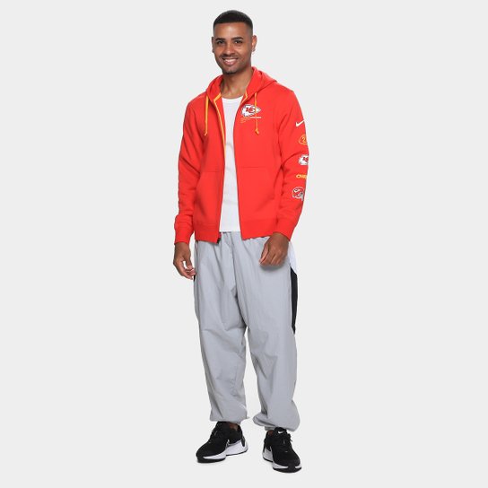 Moletom Nike NFL Kansas City Chiefs Legacy Fz C/ Capuz Masculino