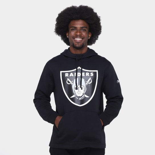 Moletom Nike NFL Las Vegas Raiders C/ Capuz Masculino