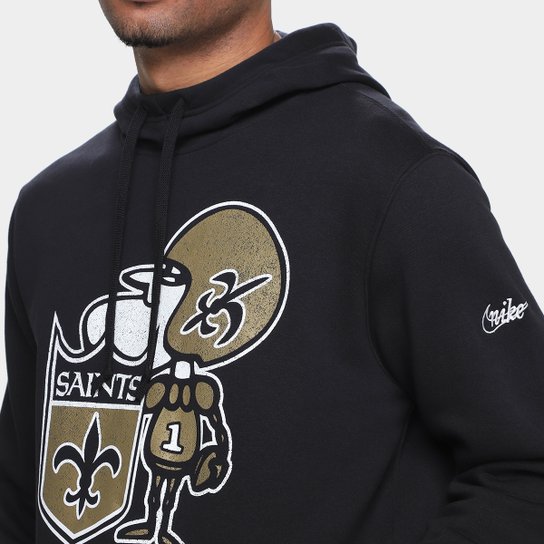 Moletom Nike NFL New Orleans Saints C/ Capuz Masculino