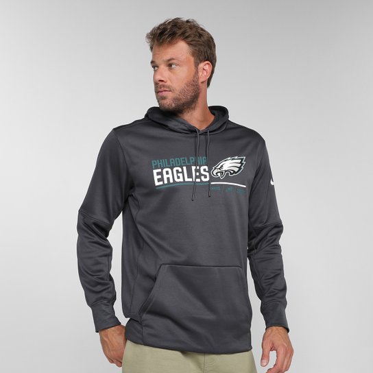 Moletom Nike NFL Philadelphia Eagles Therma C/ Capuz Masculino