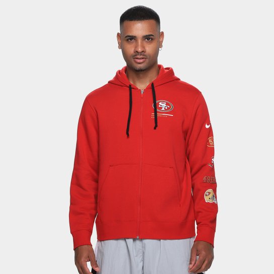 Moletom Nike NFL San Francisco 49ers Legacy Fz C/ Capuz Masculino