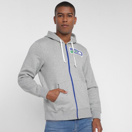 Moletom Nike NFL Seattle Seahawks Fz Historic Lifestyle C/ Capuz Masculino