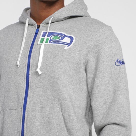 Moletom Nike NFL Seattle Seahawks Fz Historic Lifestyle C/ Capuz Masculino