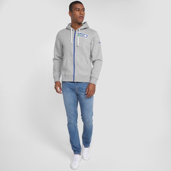 Moletom Nike NFL Seattle Seahawks Fz Historic Lifestyle C/ Capuz Masculino