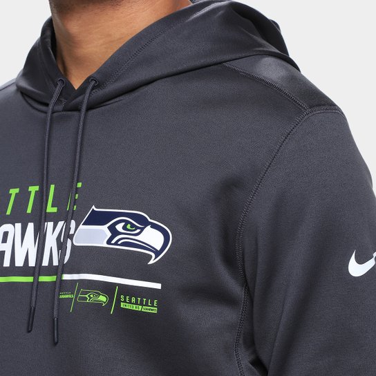 Moletom Nike NFL Seattle Seahawks Therma C/ Capuz Masculino
