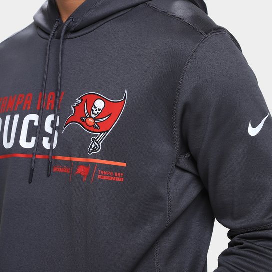 Moletom Nike NFL Tampa Bay Buccaneers Therma C/ Capuz Masculino