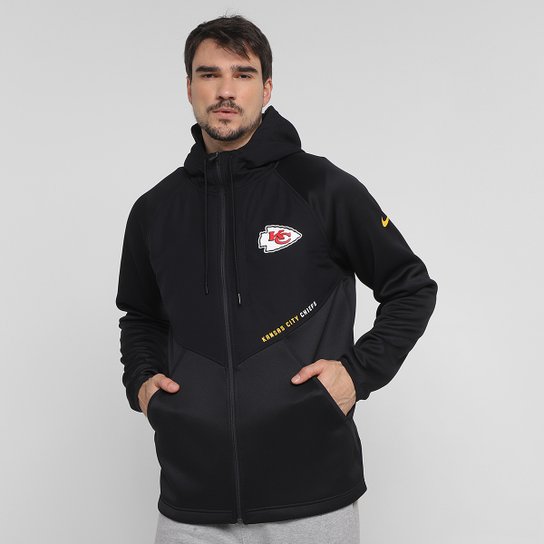 Moleton NFL Kansas City Chiefs Field FZ Nike Com Capuz Masculino