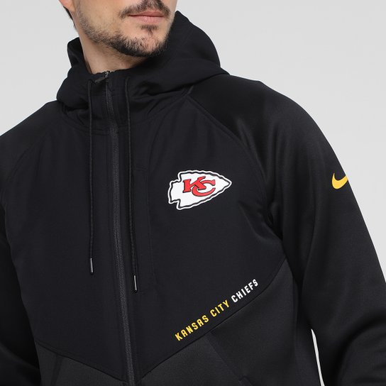 Moleton NFL Kansas City Chiefs Field FZ Nike Com Capuz Masculino