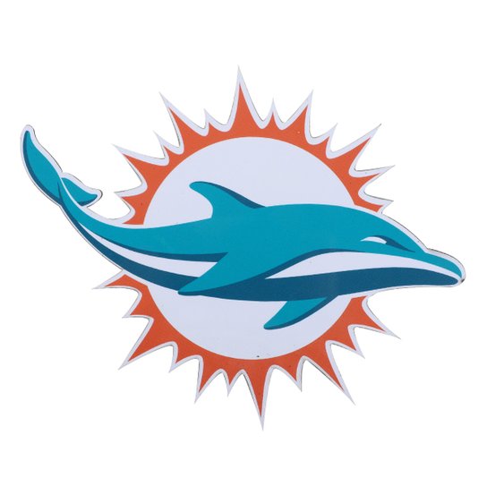 Placa Decorativa NFL Miami Dolphins