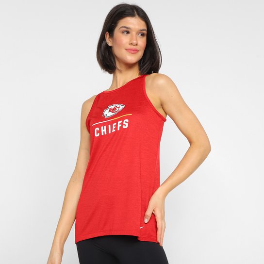 Regata Nike Kansas City Chiefs Drop 2 Dri-Fit Feminina