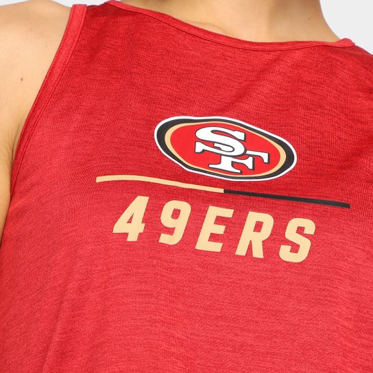 Regata Nike San Francisco 49ers Drop 2 Dri Fit Feminina